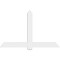Ekena Millwork Eugene Architectural Grade PVC Gable Bracket, 72"W x 45"H x 2"D x 6"F, 15/12 Pitch GBP072X45X0206EUG00 - alternate 4